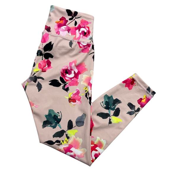ATHLETA Elation 7/8 Tight Activewear Floral Leggings -‎ Stretch - size S - Picture 4 of 10